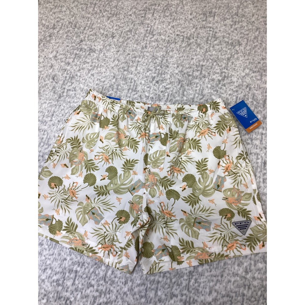 Columbia PFG Rambler Printed Water Shorts Mens L FM3173-125 Omni-shade
